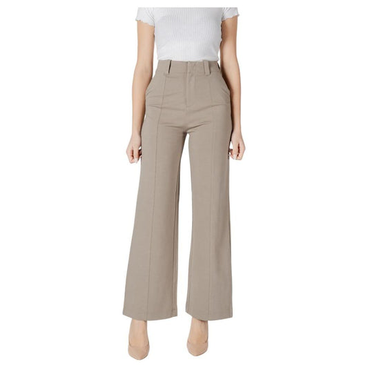 Calvin Klein Jeans Beige Viscose Jeans & Pant Calvin Klein Jeans