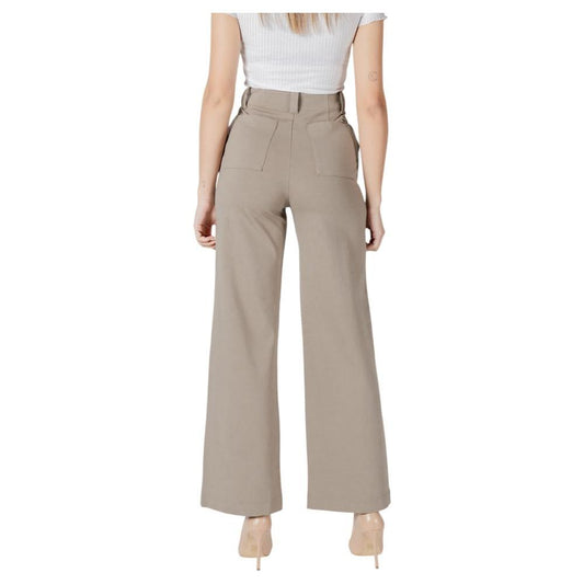 Calvin Klein Jeans Beige Viscose Jeans & Pant Calvin Klein Jeans