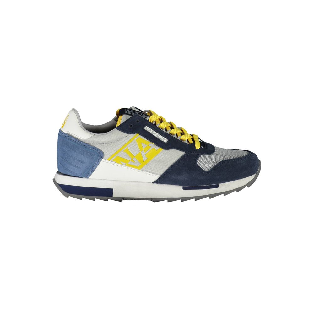 Napapijri Gray Polyester Men Sneaker Napapijri