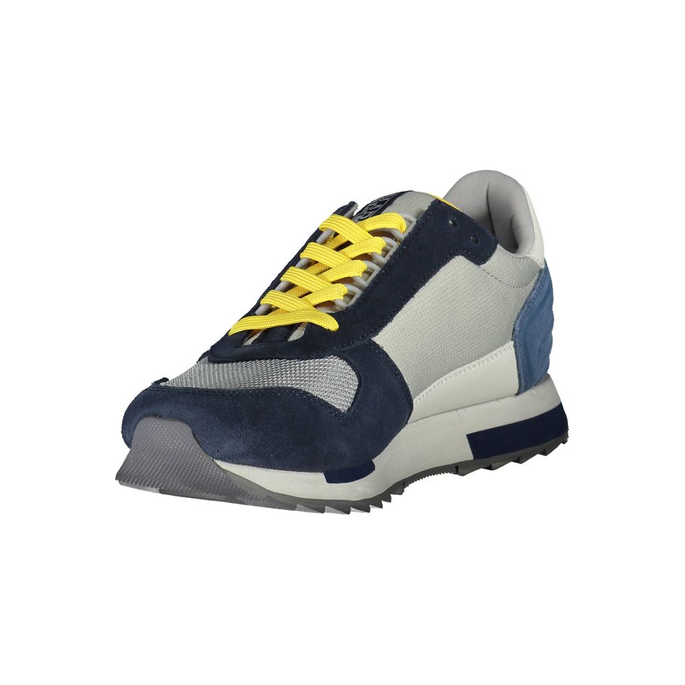 Napapijri Gray Polyester Men Sneaker Napapijri