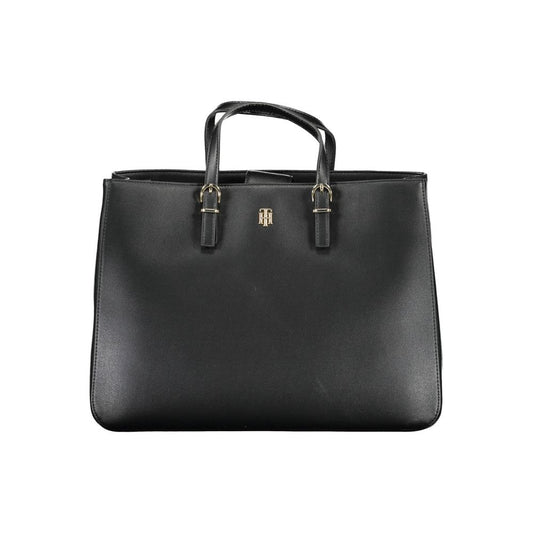 Tommy Hilfiger Black Polyethylene Women Handbag Tommy Hilfiger