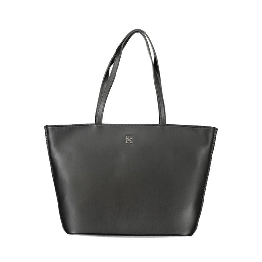 Tommy Hilfiger Black Polyester Handbag Tommy Hilfiger