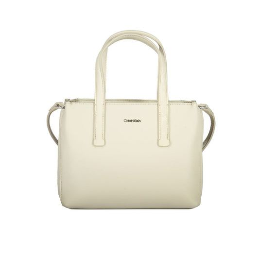 Calvin Klein Beige Polyester Handbag Calvin Klein