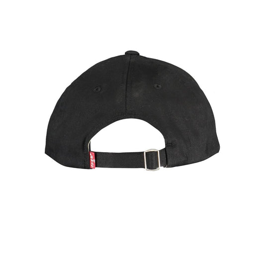 Levi's Black Cotton Hats & Cap Levi's