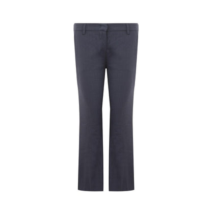Lardini Blue Linen Casual Pants