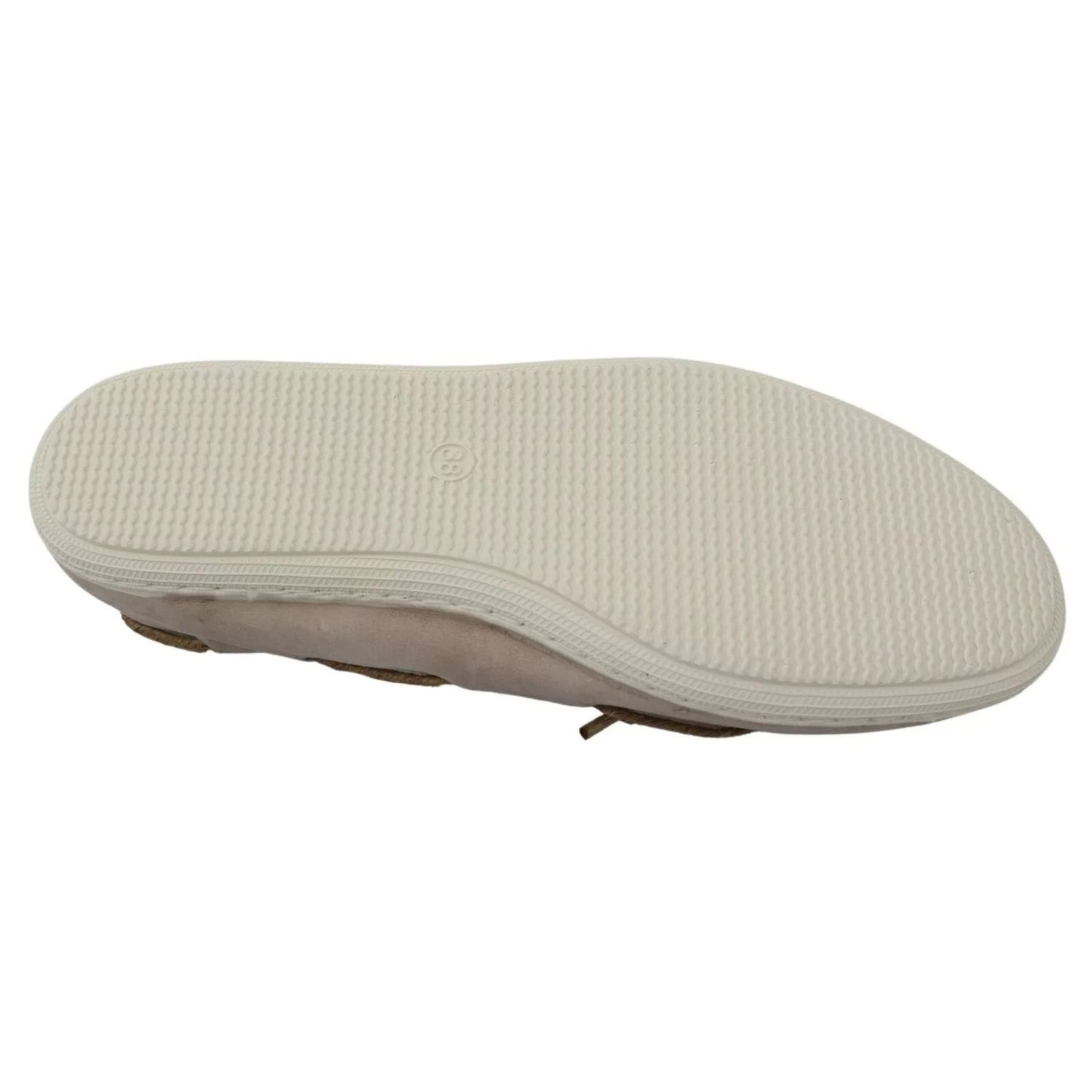 Pantofola D'Oro Beige Suede Lace Bow Loafers Ballet Flat Shoes