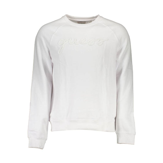 Guess Jeans White Cotton Men Sweatshirt