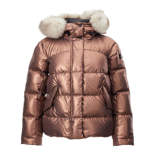 Peuterey Pink Polyester Full-Length Jacket Peuterey