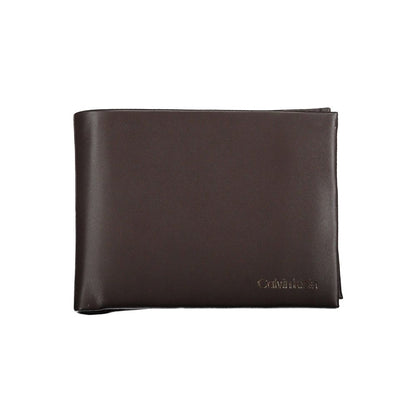 Calvin Klein Brown Leather Wallet Calvin Klein