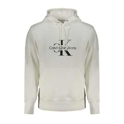 Calvin Klein White Cotton Men Sweater