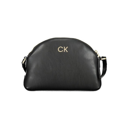 Calvin Klein Black Polyester Women Shoulder Bag