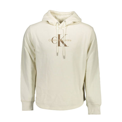 Calvin Klein White Cotton Sweatshirt Calvin Klein
