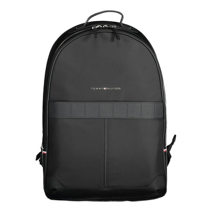 Tommy Hilfiger Black Polyester Backpack Tommy Hilfiger