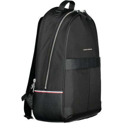 Tommy Hilfiger Black Polyester Backpack Tommy Hilfiger