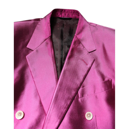 Dolce & Gabbana Pink SICILIA Double Breasted 3 Piece Suit
