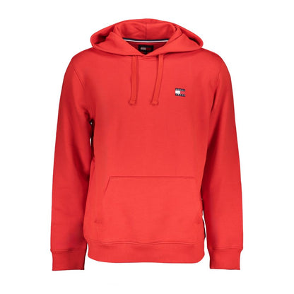 Tommy Hilfiger Red Cotton Sweatshirt Tommy Hilfiger