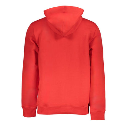 Tommy Hilfiger Red Cotton Sweatshirt Tommy Hilfiger