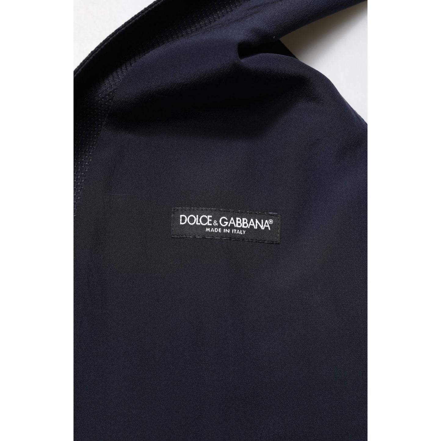 Dolce & Gabbana Black Wool Waistcoat Dress Formal Vest