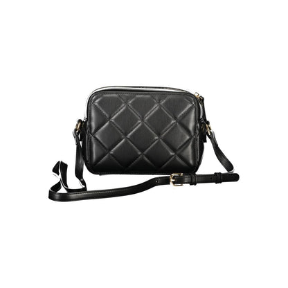 Mario Valentino Black Polyurethane Women Shoulder Bag