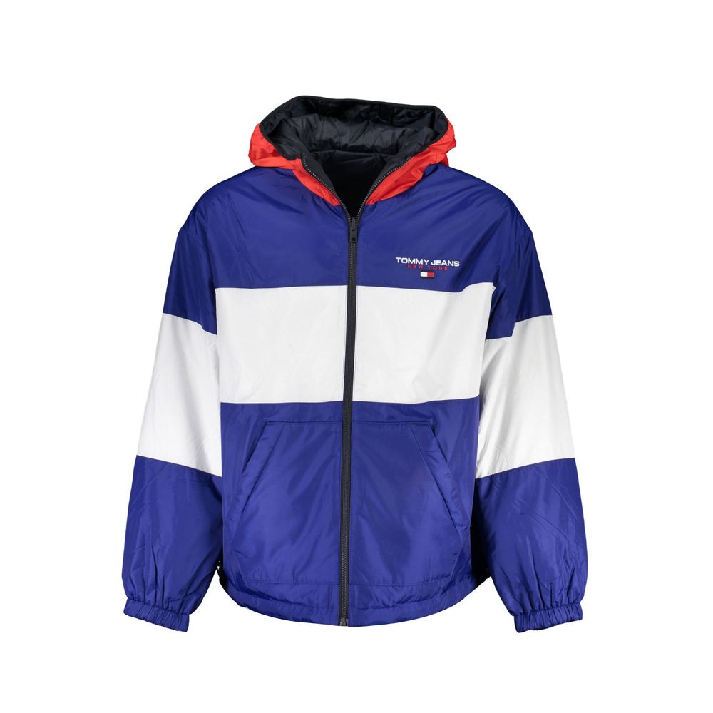 Tommy Hilfiger Blue Polyester Shell Jacket