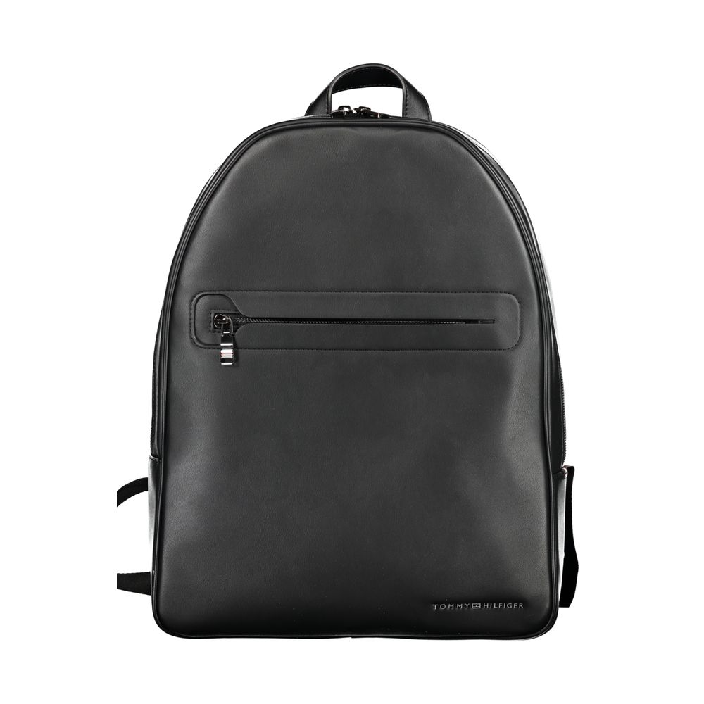 Tommy Hilfiger Black Polyester Backpack Tommy Hilfiger