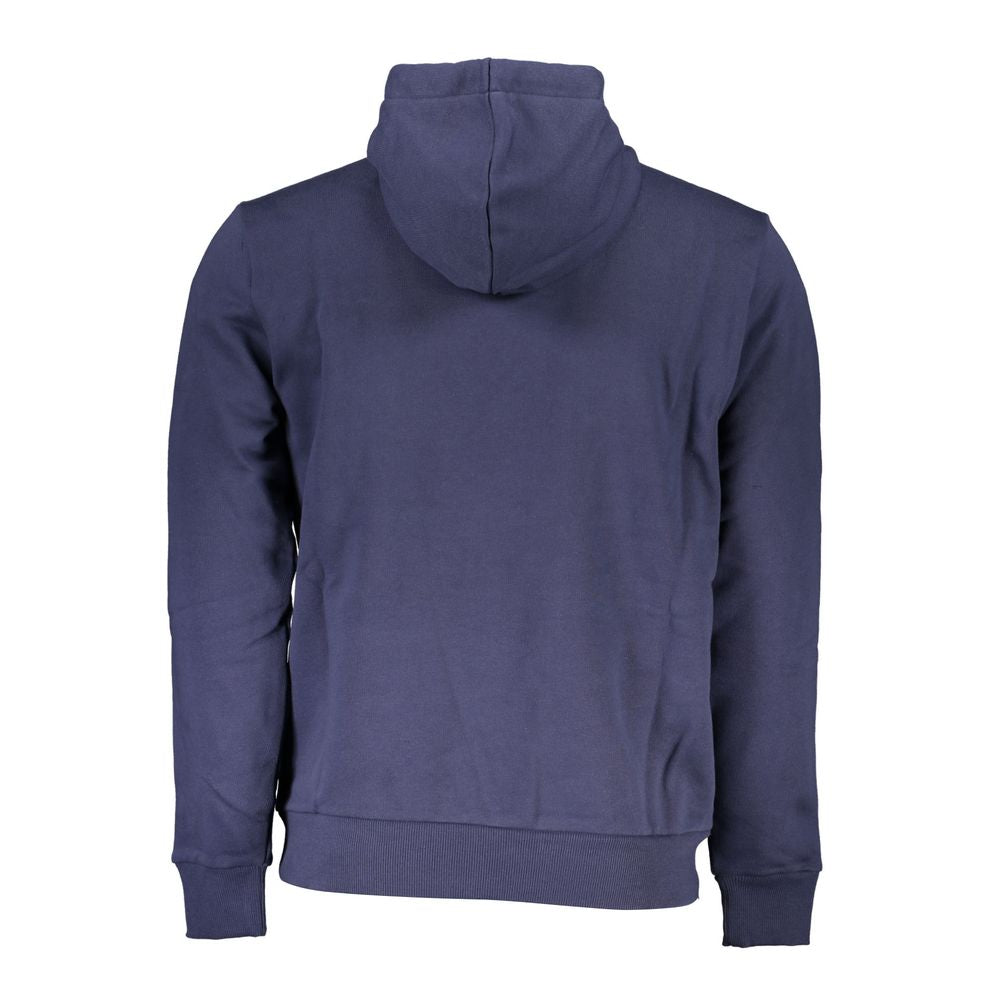North Sails Blue Cotton Men Sweatshirt North Sails
