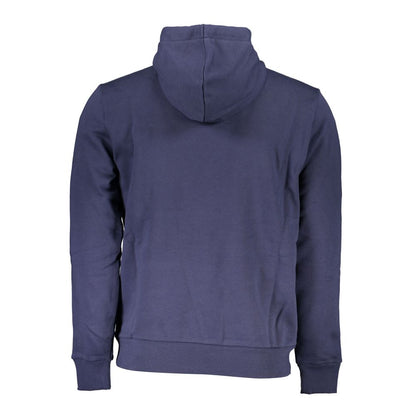 North Sails Blue Cotton Men Sweatshirt North Sails