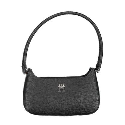 Tommy Hilfiger Black Polyurethane Women Handbag