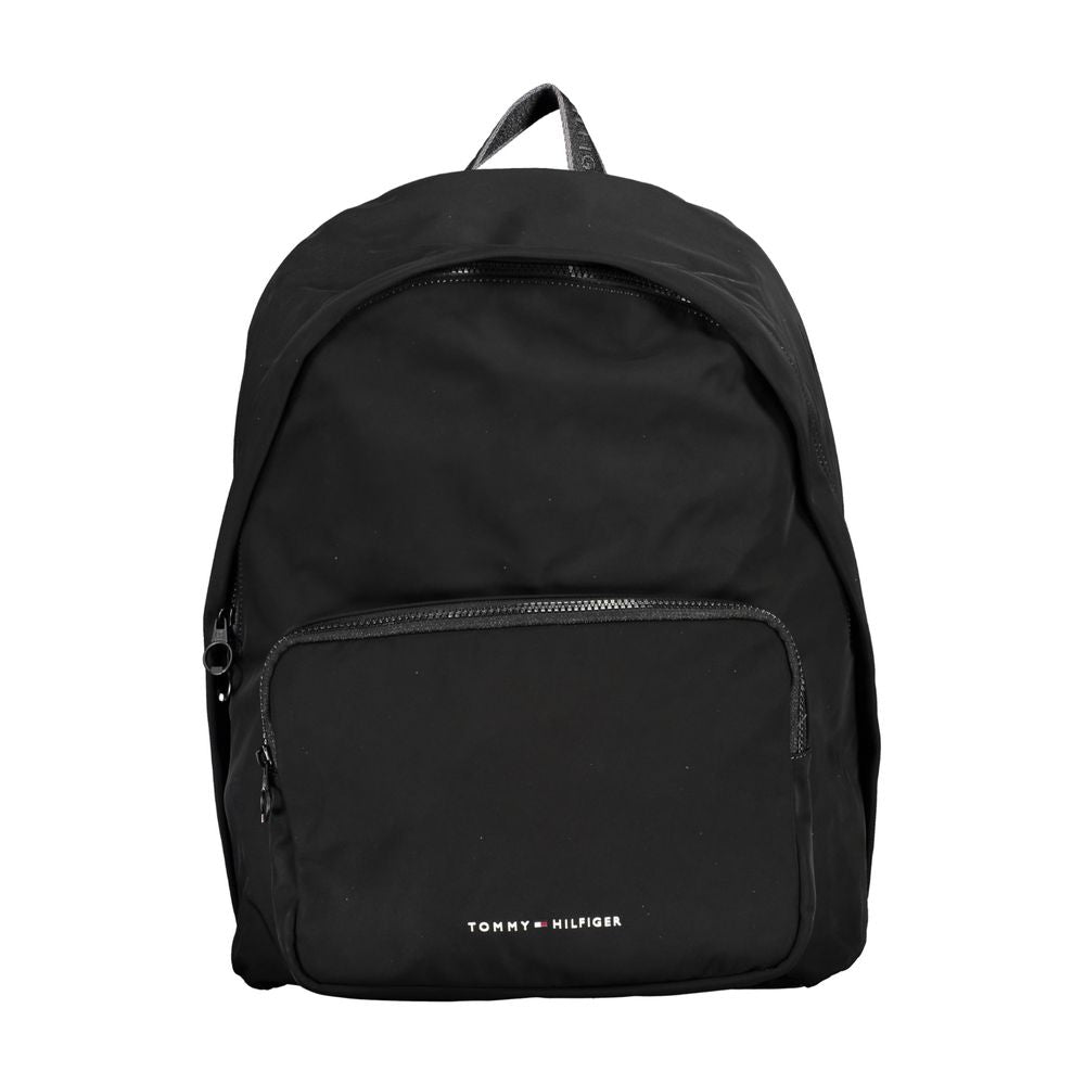 Tommy Hilfiger Black Polyester Backpack Tommy Hilfiger