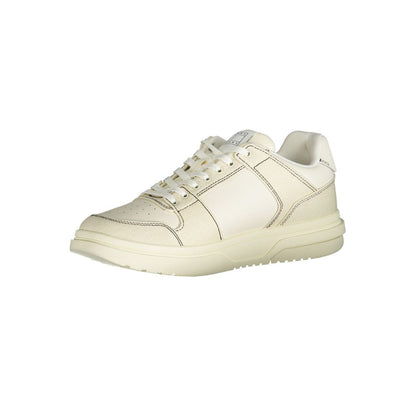 Tommy Hilfiger White Polyester Low Top Sneakers Tommy Hilfiger