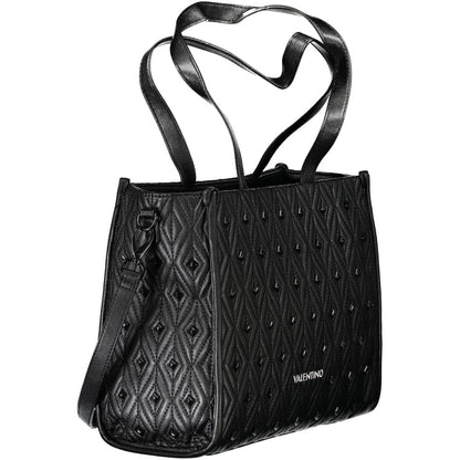 Mario Valentino Black Polyurethane Women Handbag