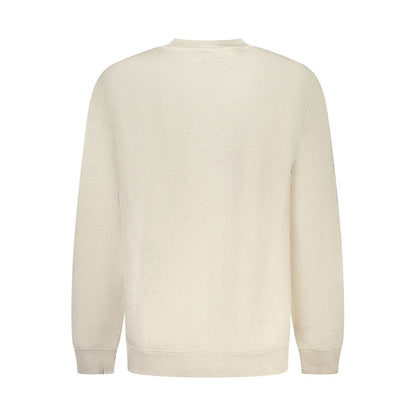 Tommy Hilfiger Beige Cotton Men Sweatshirt