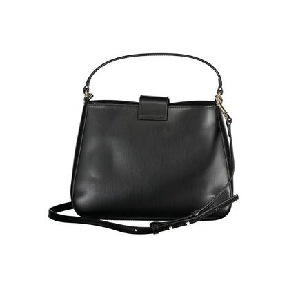 Tommy Hilfiger Black Polyurethane Women Handbag