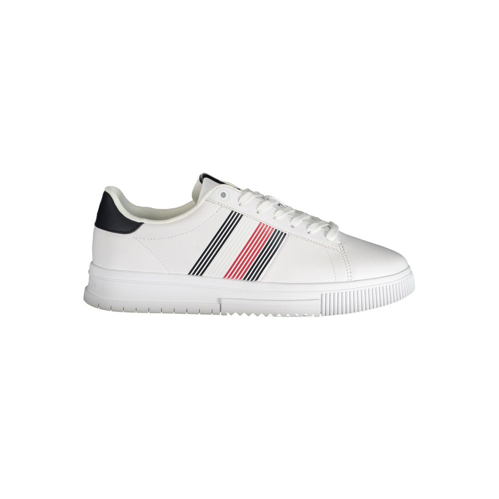 Tommy Hilfiger White Polyester Athletic Sneakers Tommy Hilfiger
