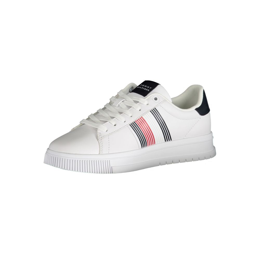 Tommy Hilfiger White Polyester Athletic Sneakers Tommy Hilfiger