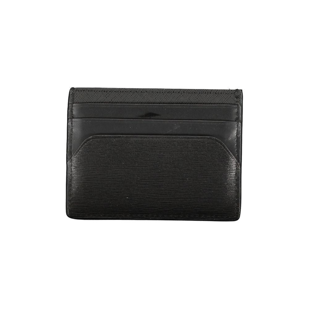 Tommy Hilfiger Black Leather Men Wallet