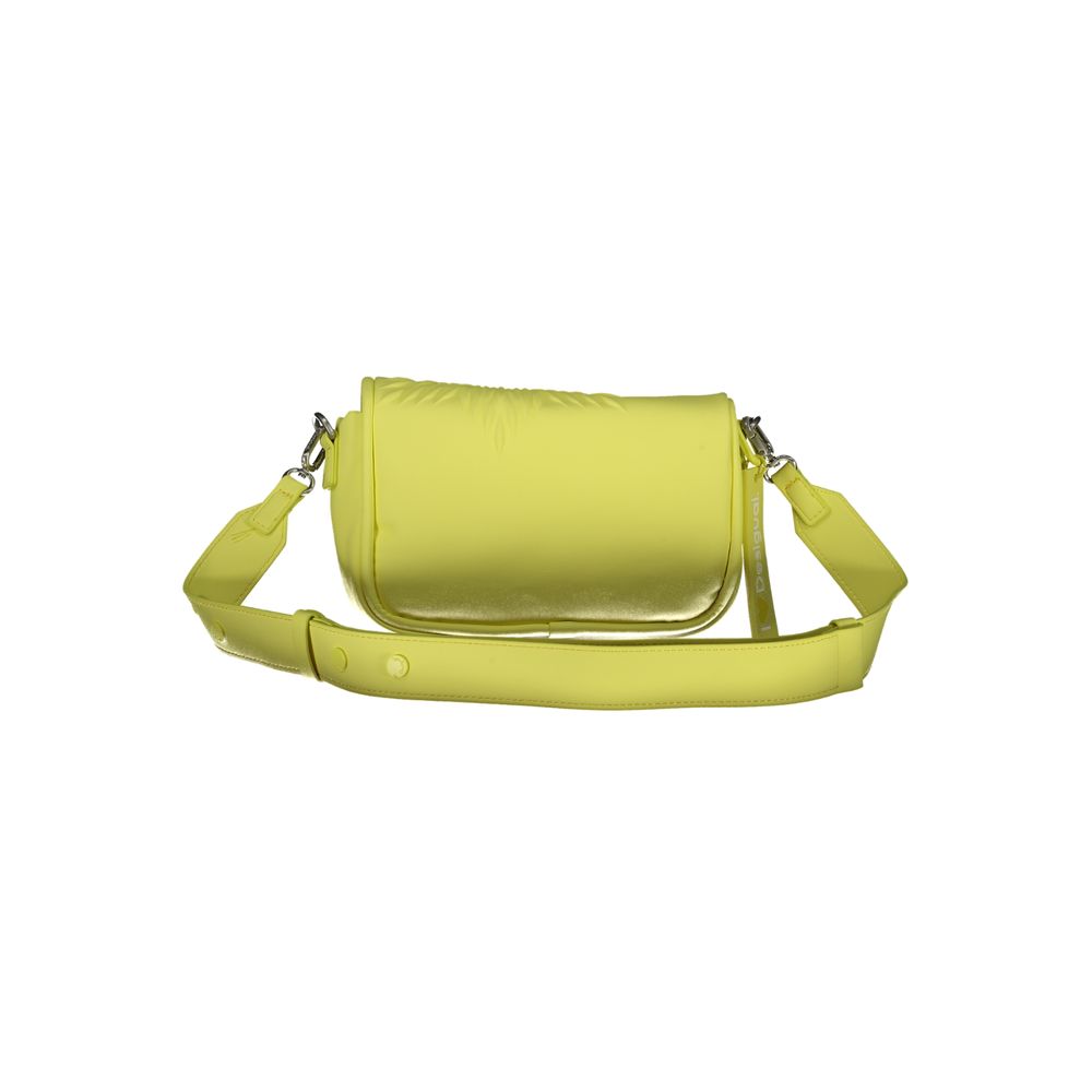 Desigual Giallo Poliuretano Women Handbag