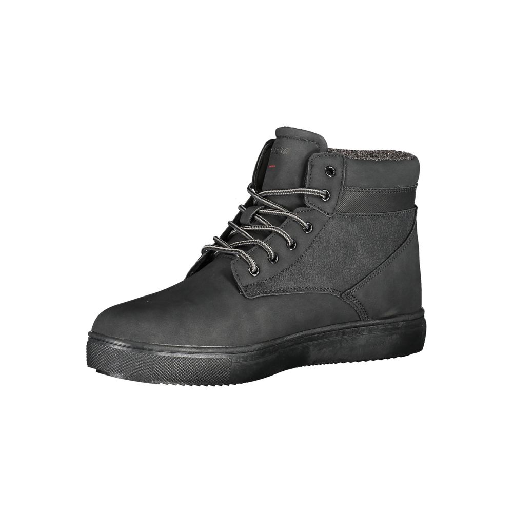 Carrera Black Polyester Ankle Boots