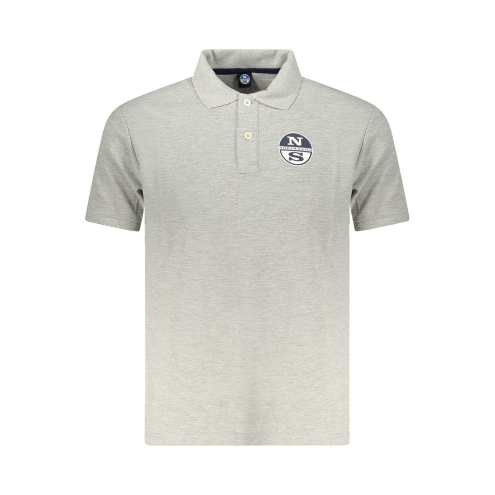 North Sails Grigio Cotton Men Polo