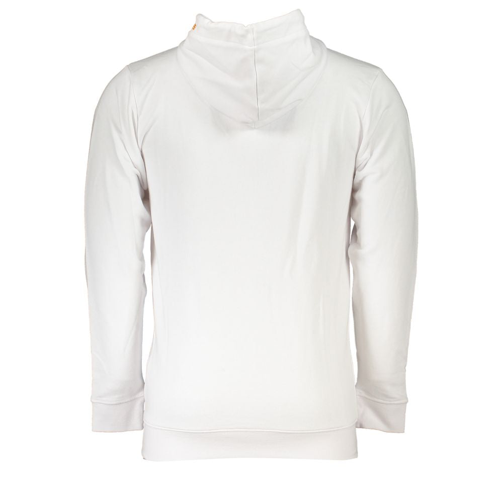 Cavalli Class White Cotton Sweatshirt Cavalli Class
