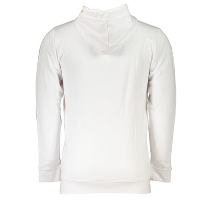 Cavalli Class White Cotton Sweatshirt Cavalli Class