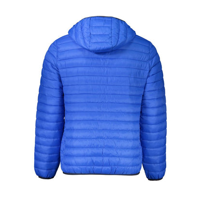 Cavalli Class Blue Polyamide Shell Jacket Cavalli Class