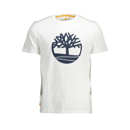 Timberland White Organic Cotton Men's T-Shirt
