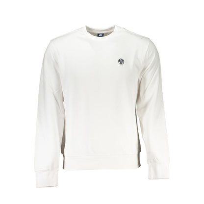 North Sails White Cotton Sweatshirt North Sails
