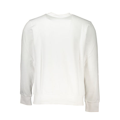 North Sails White Cotton Sweatshirt North Sails
