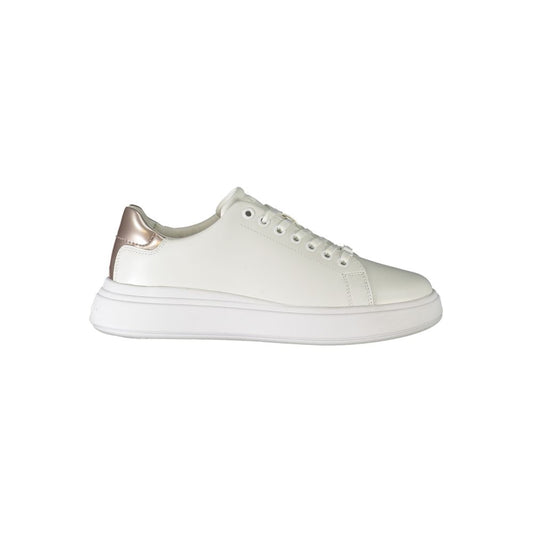 Calvin Klein White Leather Women Sneaker