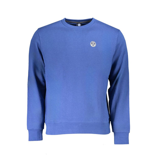 North Sails Blue Cotton Sweatshirt North Sails