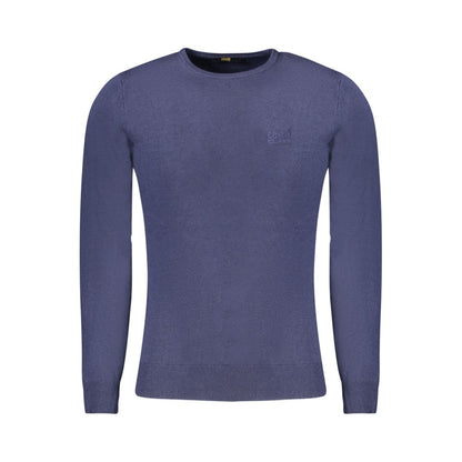 Cavalli Class Blu Viscosa Men Sweater