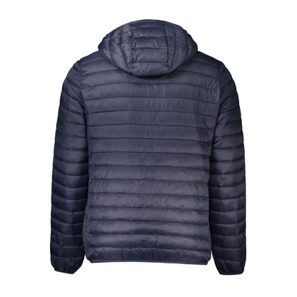 Cavalli Class Blue Polyamide Shell Jacket Cavalli Class
