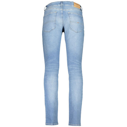 Tommy Hilfiger Blue Cotton Slim Fit Jeans Tommy Hilfiger